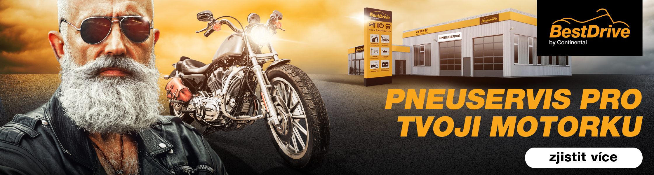 Pneuservis pro motorky